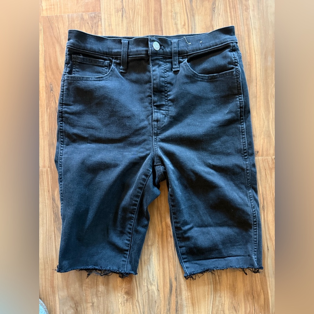 Madewell Roadtrip Bike Short Black Size 27